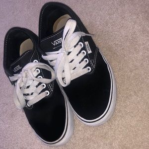 black and white vans